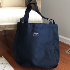 Abercrombie & Fitch Large Canvas Weekend Tote Bag